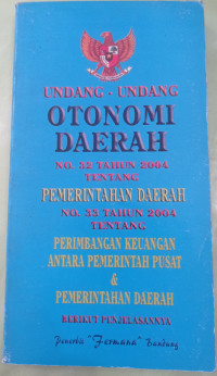 Image of Undang Undang Otonomi Daerah