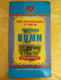 Image of UNDANG UNDANG BUMN