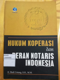 Image of HUKUM KOPERASI DAN PERAN NOTARIS INDONESIA